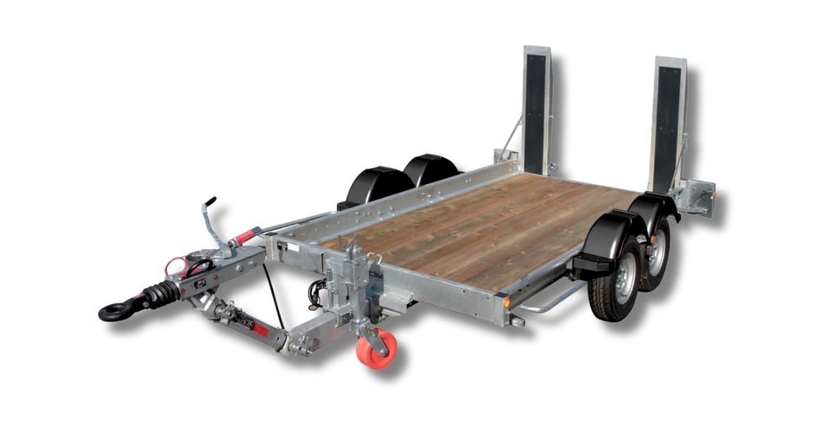 REMORQUE PORTE ENGIN ECIM PEGD - PTC 3500 Kg